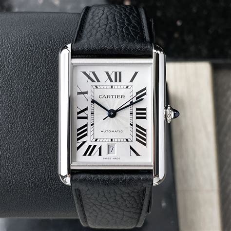 cartier tank automatic watch|cartier military tank watch.